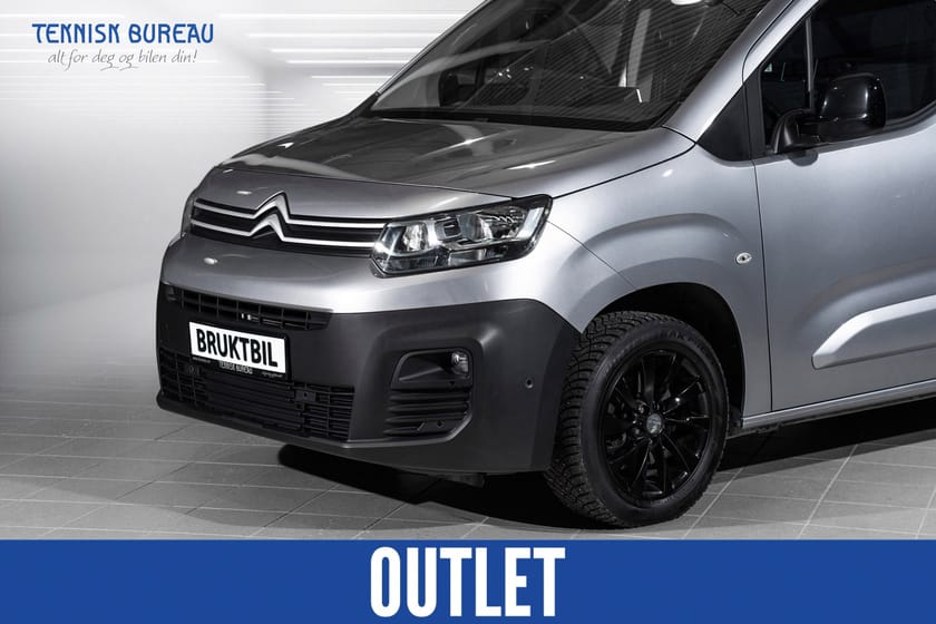 Bilde 1 av Citroën Berlingo Van Long L2,Proff utgave, Webasto, 2 Skyvedører,Tregulv varerom