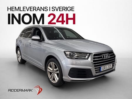 Audi Q7 TDI Q 272hk S-Line 7 Sits Värmare Bose Navi Cockpit