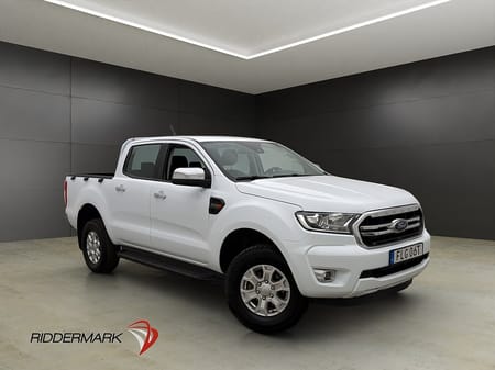 Ford Ranger Dubbelhytt XLT 4x4 Ny-Kamrem Värmare PDC Diff Drag MOMS