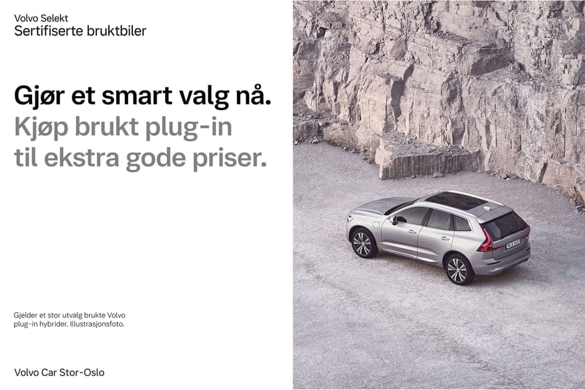 Bilde 2 av Volvo XC60 T6 AWD Plug In Hybrid Ultra Dark 350Hk. Topputstyrt!