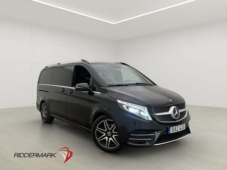 Mercedes-Benz V 300d 3.1t 300 AMG 7-Sit Värm El-Dörr 360° Skinn Moms