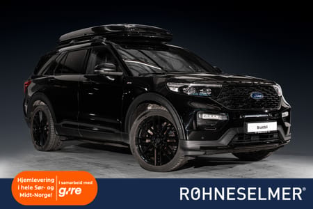 Ford Explorer Plug-In Hybrid ST-Line|V6 457hk|P.Varmer|22"|Krok|7-Seter|B&O|ACC|Pano