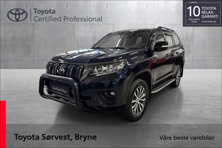Toyota Land Cruiser 5-dørs 2.8 Diesel High Power D-4D Aut. 6 gir 4x4 GX