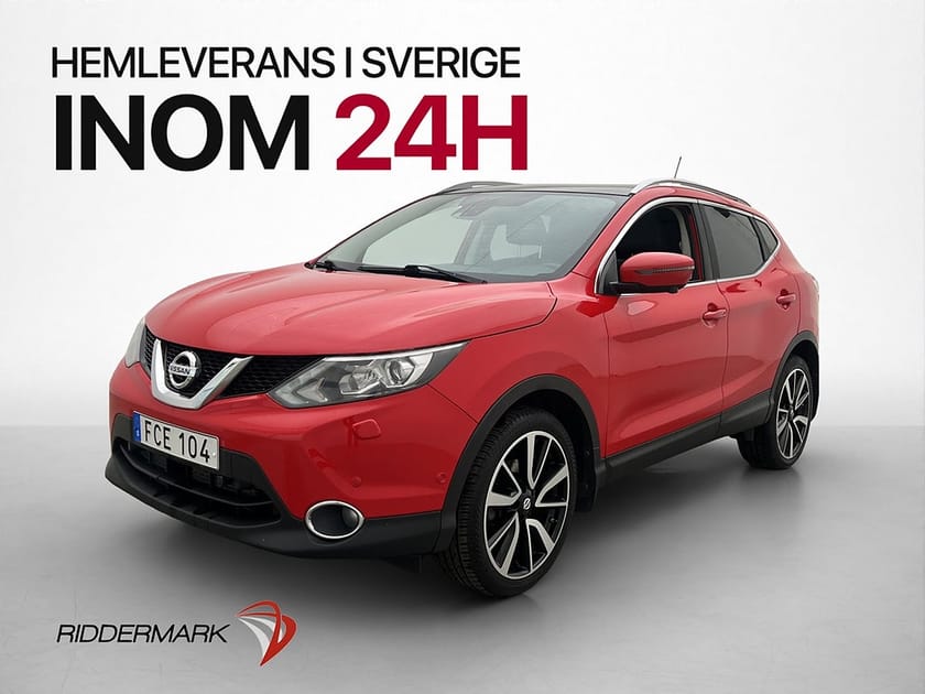 Bild 3 av Nissan Qashqai 1.2 DIG-T Tekna Pano 360° Drag Halvskinn