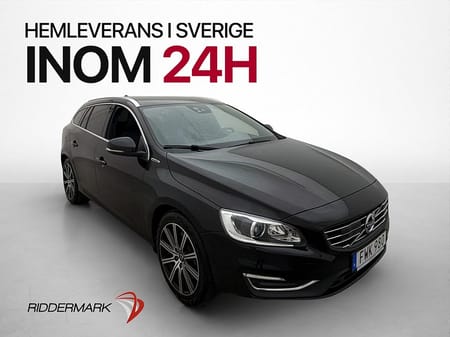 Volvo V60 D5 Plug-In AWD Classic Summum Drag Värmare Läder