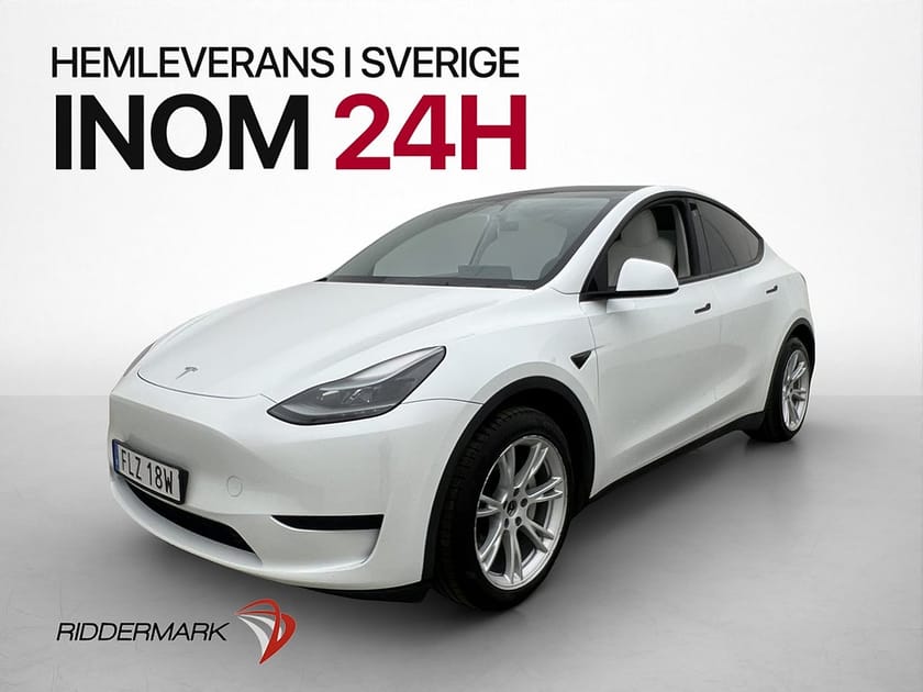 Bild 4 av Tesla Model Y Standard Range RWD Pano AP Drag Ljus interiör MOMS