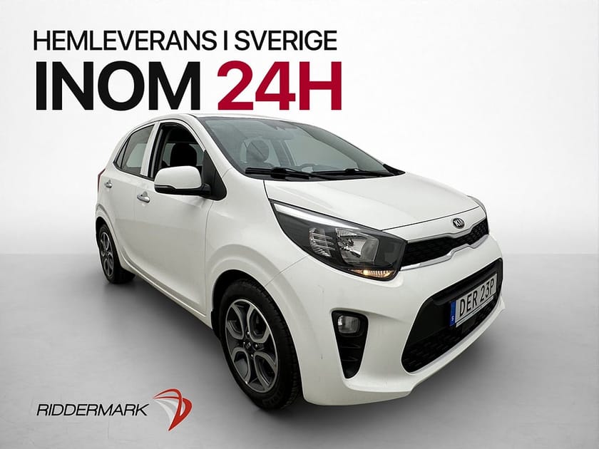 Bild 1 av Kia Picanto 1.0 MPI 67hk Advance Kamera CarPlay Rattvärme