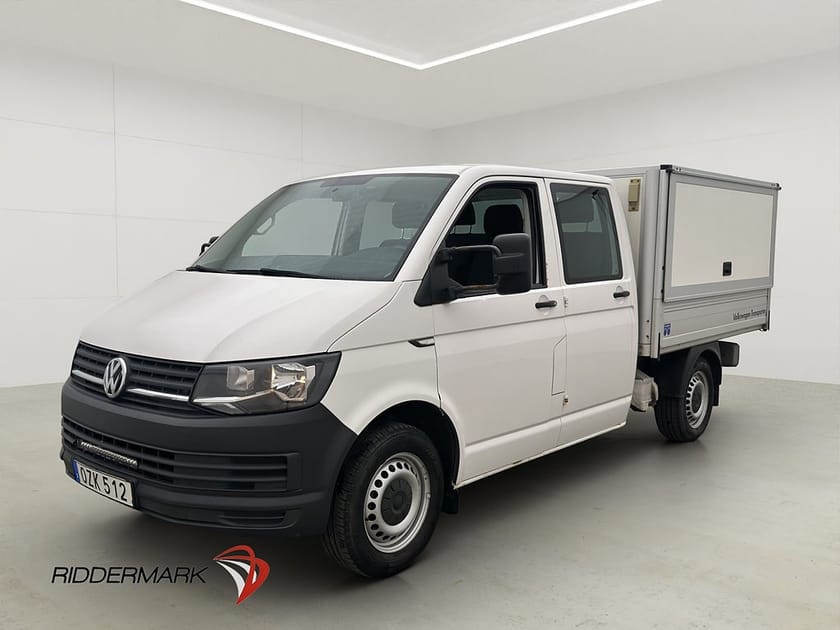 Bild 1 av Volkswagen Transporter Chassi Cab Dubbelhytt Värm Drag Påbyggnad Moms