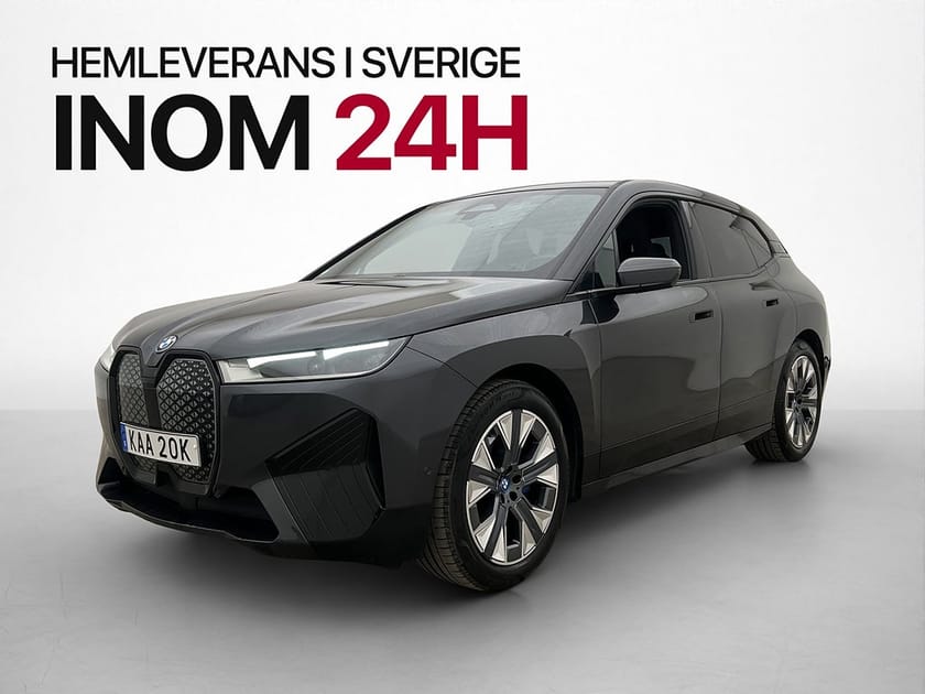 Bild 1 av BMW iX xDrive40 326hk Sport H/K Head Up Drag Kamera Skinn