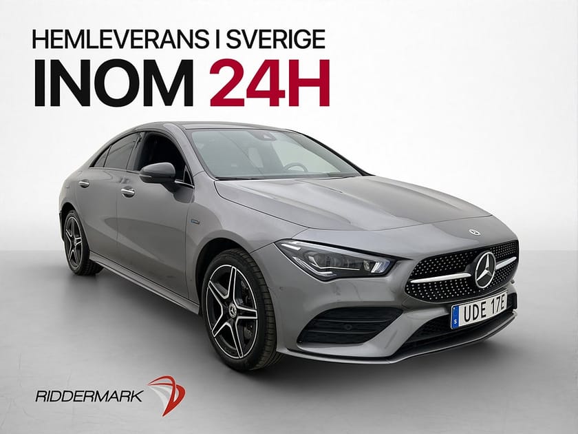 Bild 1 av Mercedes-Benz CLA 250 e Coupé AMG Line Pano Wide Värm Drag