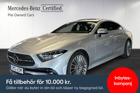 Mercedes-Benz CLS 300 d 4MATIC AMG Taklucka Dragkrok Värmare 360° Moms
