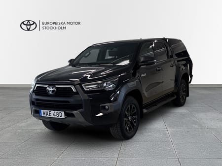 Toyota Hilux Dubbelhytt 2,8 D-4D 4WD AUTOMAT INVINCIBLE V-HJUL KÅPA