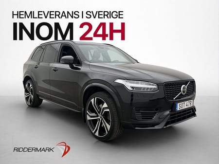 Volvo XC90 Recharge T8 AWD R-Design 7-Sit Pano Luft B&O Drag