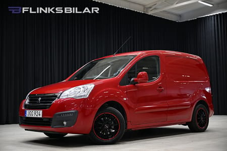 Peugeot Partner Skåpbil 1.6 BlueHDi 99HK Nedlackad|Drag|PDC|3-Sits|Kambytt