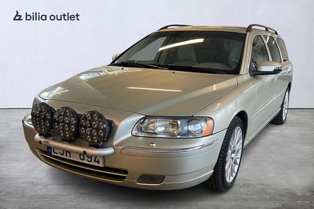 Volvo V70 D5 Summum Skinn Dragkrok Värmare Extraljus El stol