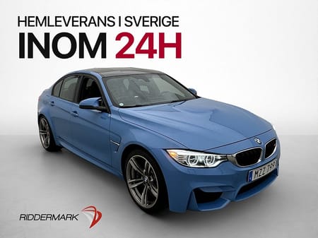BMW M3 431hk 3-Brukare Induvidual Kolfiber H/K HUD Sv.Såld