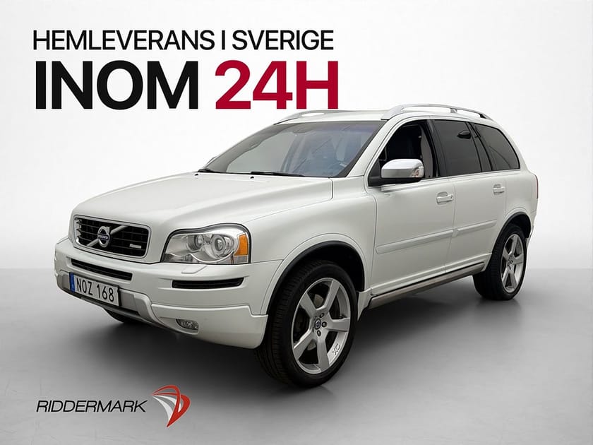 Bild 1 av Volvo XC90 D5 AWD 200hk R-Design 7-sits VOC Dragkrok Skinn