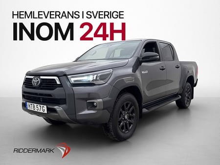 Toyota Hilux Dubbelhytt Invincible 2.8 MHEV 4WD FACELIFT Diff Drag MOMS