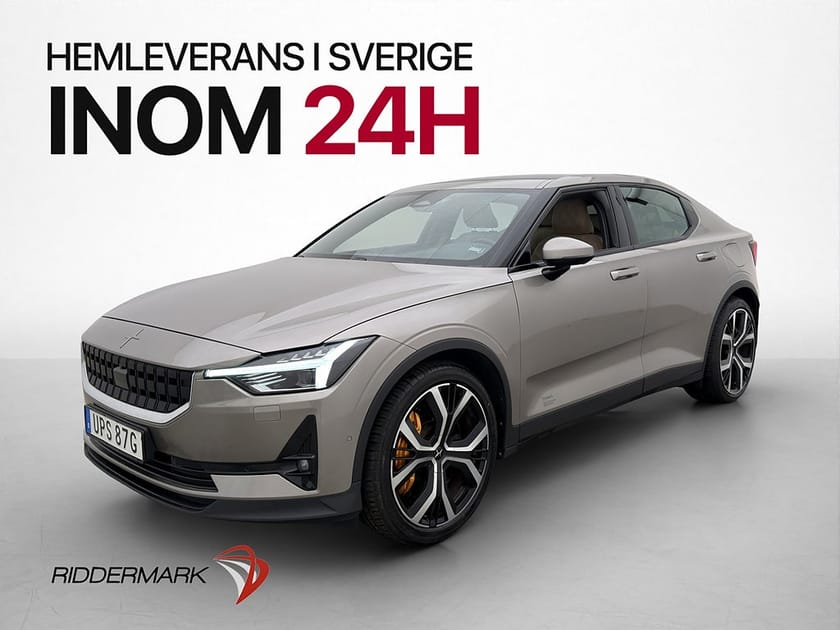 Bild 1 av Polestar 2 Long range Dual motor Performance Skinn Pano H/K