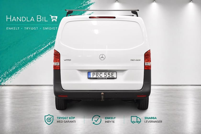 Bild 5 av Mercedes-Benz Vito 110 CDI 2.8t L2 D-värm B-kam Moms Dragkrok Nyservad