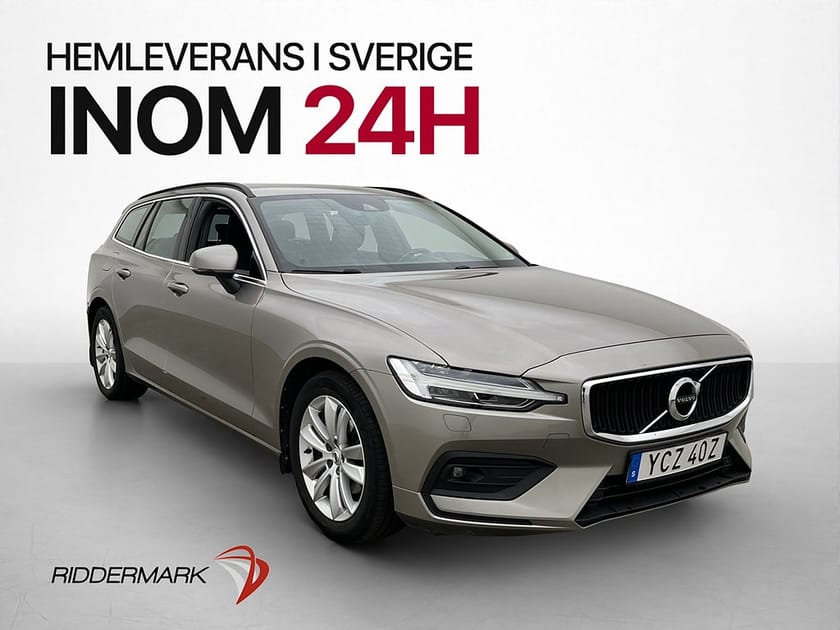 Bild 1 av Volvo V60 B4 Momentum Advanced Drag Kamera CarPlay Skinn