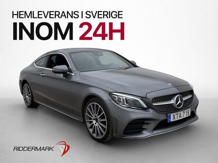 Mercedes-Benz C 200 4MATIC Coupé C200 4M AMG Cockpit Pano Burm 360° Värm
