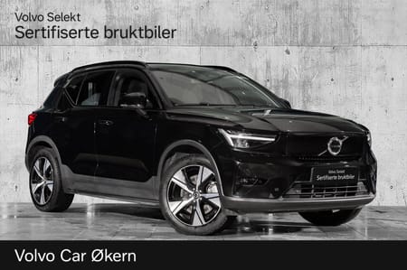 Volvo XC40 Recharge Twin El. Pro 408Hk. Topputsyrt!