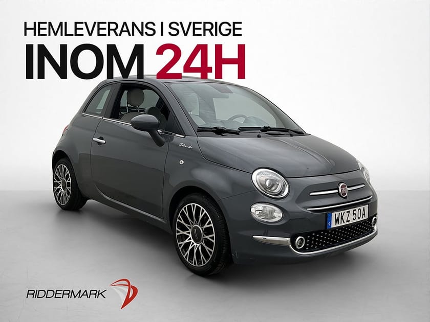 Bild 1 av Fiat 500 Hybrid 70hk Dolcevita Panorama P-Sensorer MOMS