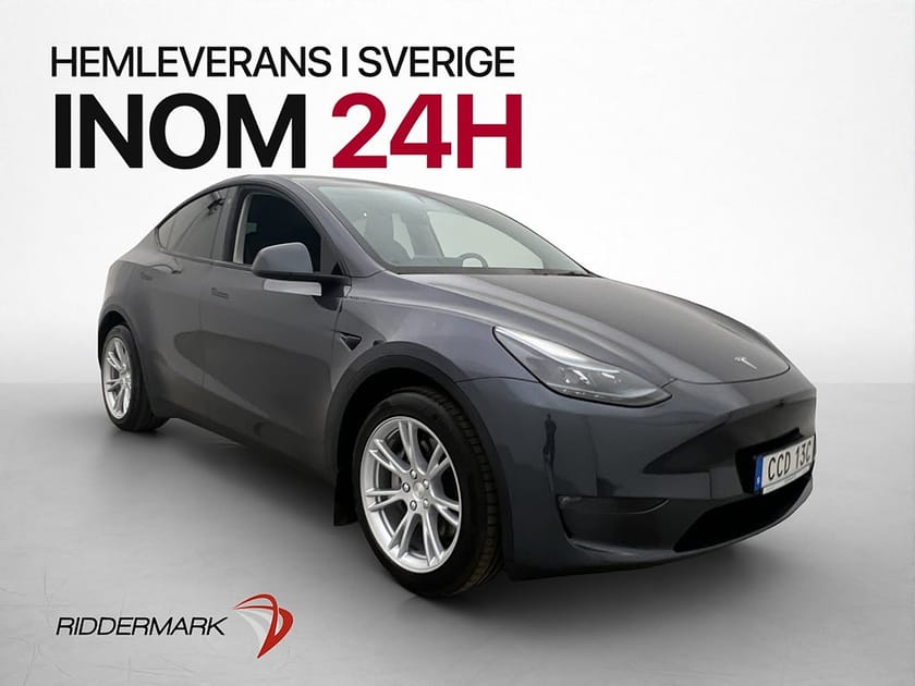 Bild 1 av Tesla Model Y Long Range AWD Svensksåld MOMS Dragkrok