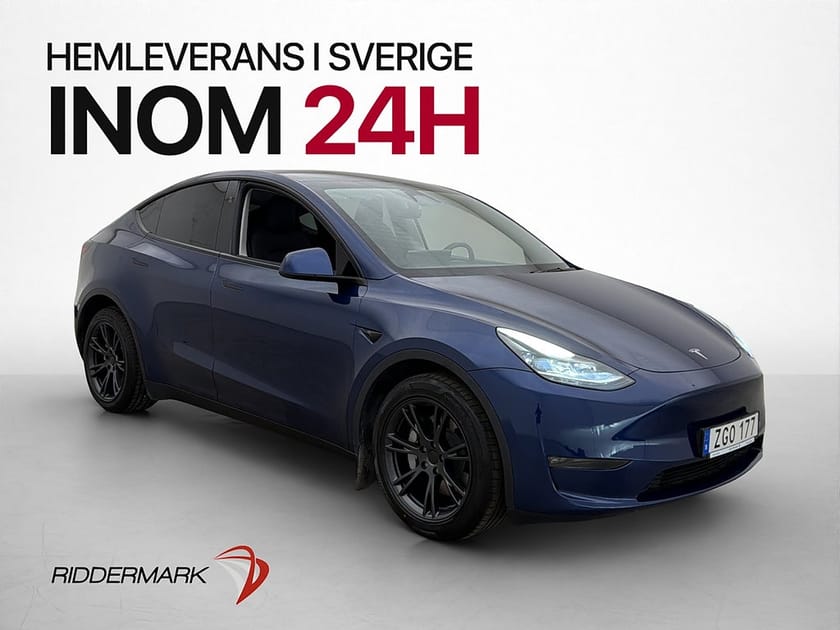 Bild 1 av Tesla Model Y Long Range AWD Dragkrok Svensksåld Panorama