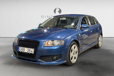 Audi A3 Sportback SB 2.0 TFSI 200 HK Q S-LINE KAMREM BYTT 11700 MIL 17"