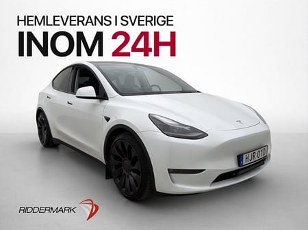 Tesla Model Y Performance Svensksåld Rattvärme Dragkrok MOMS