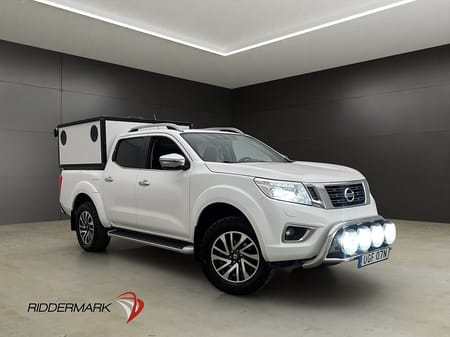 Nissan Navara Dubbelhytt Tekna 2.3 4WD HUNDKÅPA Värmare Dragkrok Diff