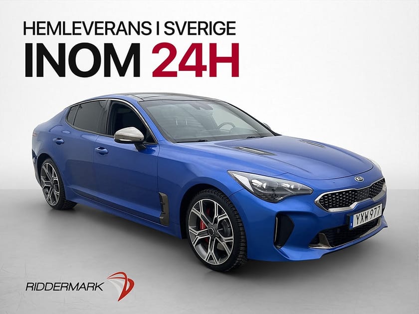 Bild 1 av Kia Stinger GT AWD 3.3 V6 370hk Pano H/K HuD 360° M-Värm