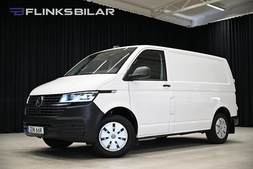Bild 1 av Volkswagen Transporter 2.0 TDI DSG 150HK V-Inredning|Värmare|Lågmil|Leasbar