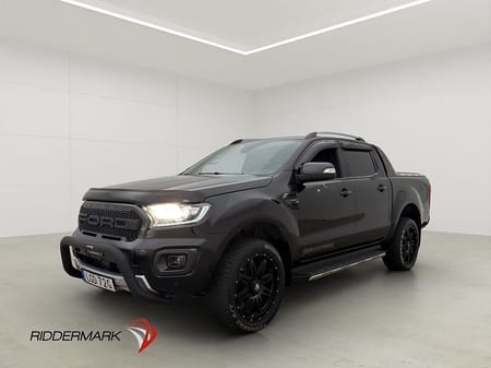 Ford Ranger Dubbelhytt Wildtrak 213hk 4x4 Värmare Drag Diff Kamera Moms