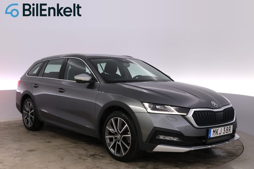 Bild 1 av Škoda Octavia Scout 150 TDI 4X4 DSG Matrix D-Värme Cockpit
