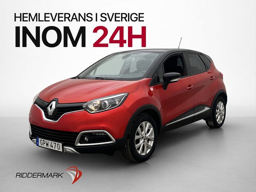 Bild 3 av Renault Captur 0.9 TCe 90hk Dynamique Navi Sensorer H-Skinn