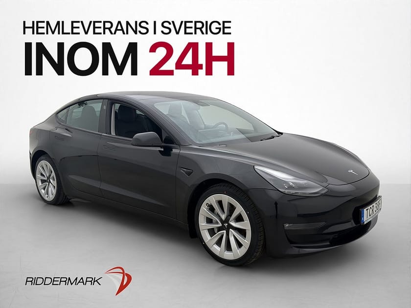 Bild 1 av Tesla Model 3 Long Range AWD Svensksåld Värmepump Rattvärme