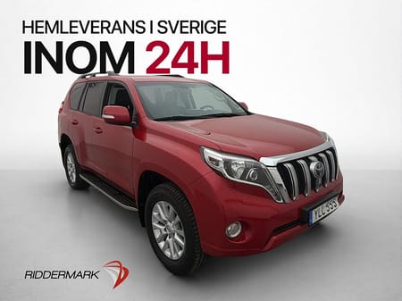 Toyota Land Cruiser 2.8 D-4D 177hk 4WD Skinn Kamera Drag