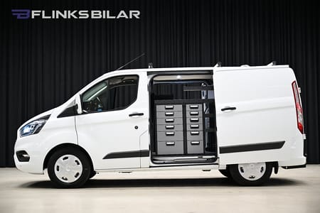 Ford Transit Custom 300 130HK Automat|LED|Servicebil|Dubbeldörr|SeUtr!