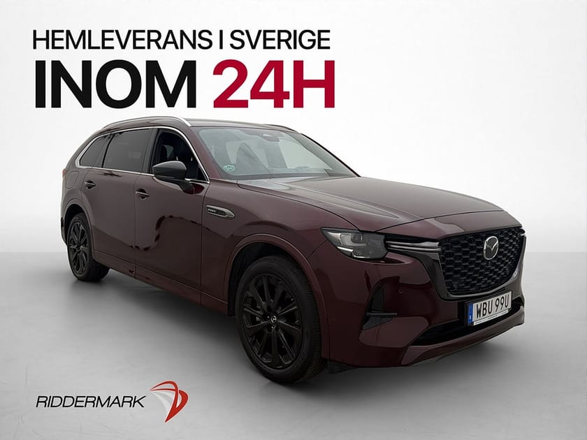 Bild 3 av Mazda CX-80 PHEV AWD 7-Sits Homura Skinn 360° HuD BOSE