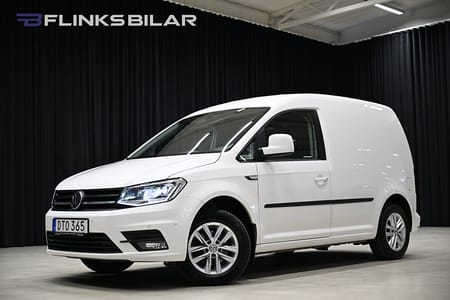 Volkswagen Caddy Van DSG 102HK Nedlackad|LED|Girafflucka|Inredning|SeUtr!!