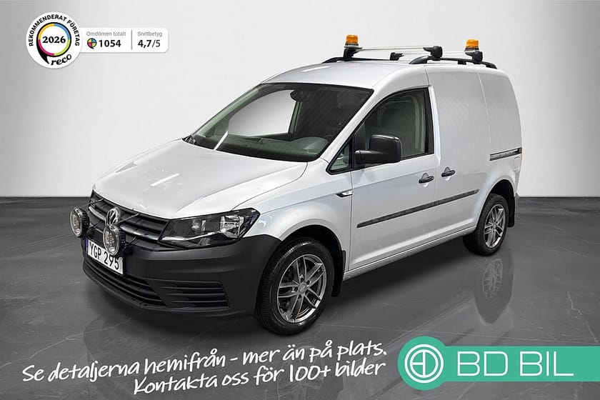 Bild 1 av Volkswagen Caddy Van 2.0 TDI 4M DUBBLASKJUTDÖRRAR V-INREDNING VÄRMARE