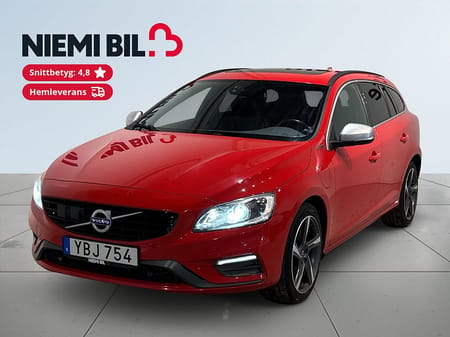 Volvo V60 D5 Plug-in Hybrid AWD R-Design H/K Drag Pano Dvärm SoV