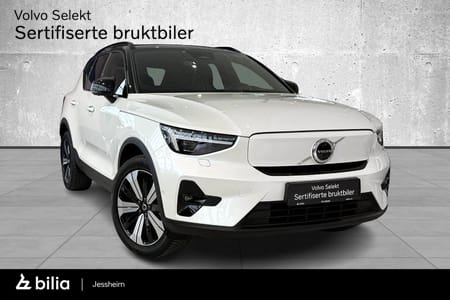 Volvo XC40 Recharge Twin motor 408Hk AWD Ultimate, Hengerfeste, 360*, Pixel LED, H/K