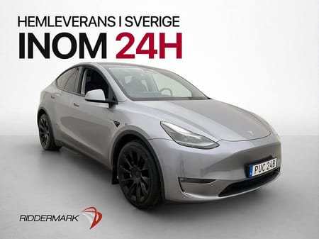 Tesla Model Y Long Range AWD Dragkrok Svensksåld MOMS