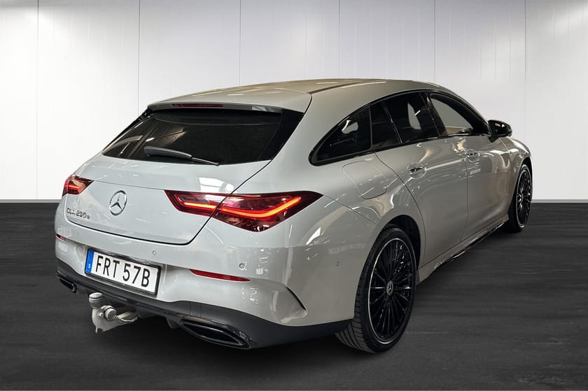 Bild 4 av Mercedes-Benz CLA 250 e Shooting Brake AMG Burmester Dragkrok Nightpakage Moms