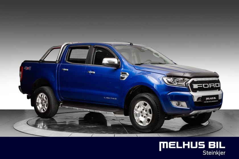 Bilde 1 av Ford Ranger Dobbelcab Limited 2017‑modell KROK
