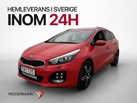 Kia cee'd_sw 1.6 136hk GT-Line Kamera Värmare Farthållare Drag
